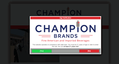 Desktop Screenshot of championbrands.net